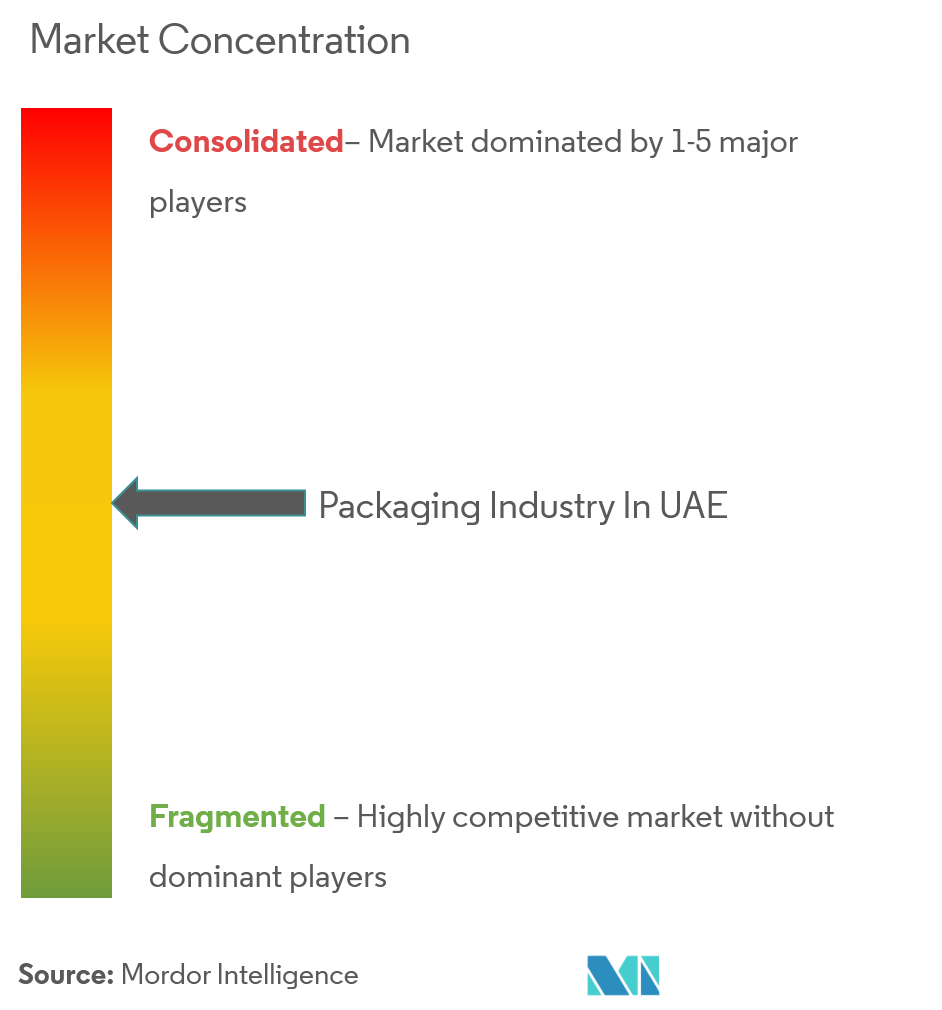 United Arab Emirates Packaging Industry Concentration